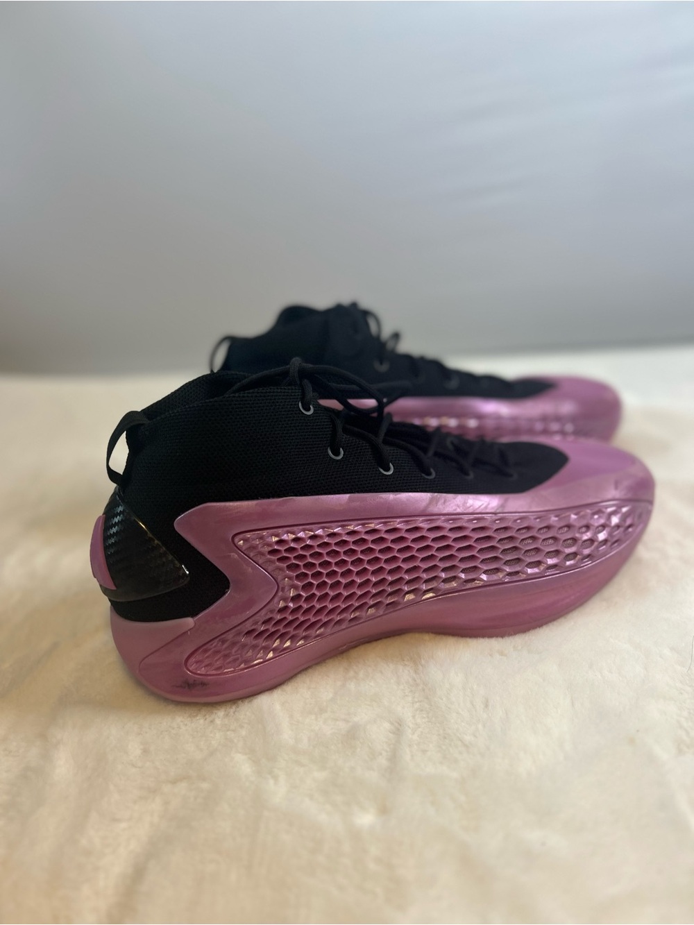 adidas AE 1 Anthony Edwards Men’s 11.5 Pink Black Basketball Shoes
